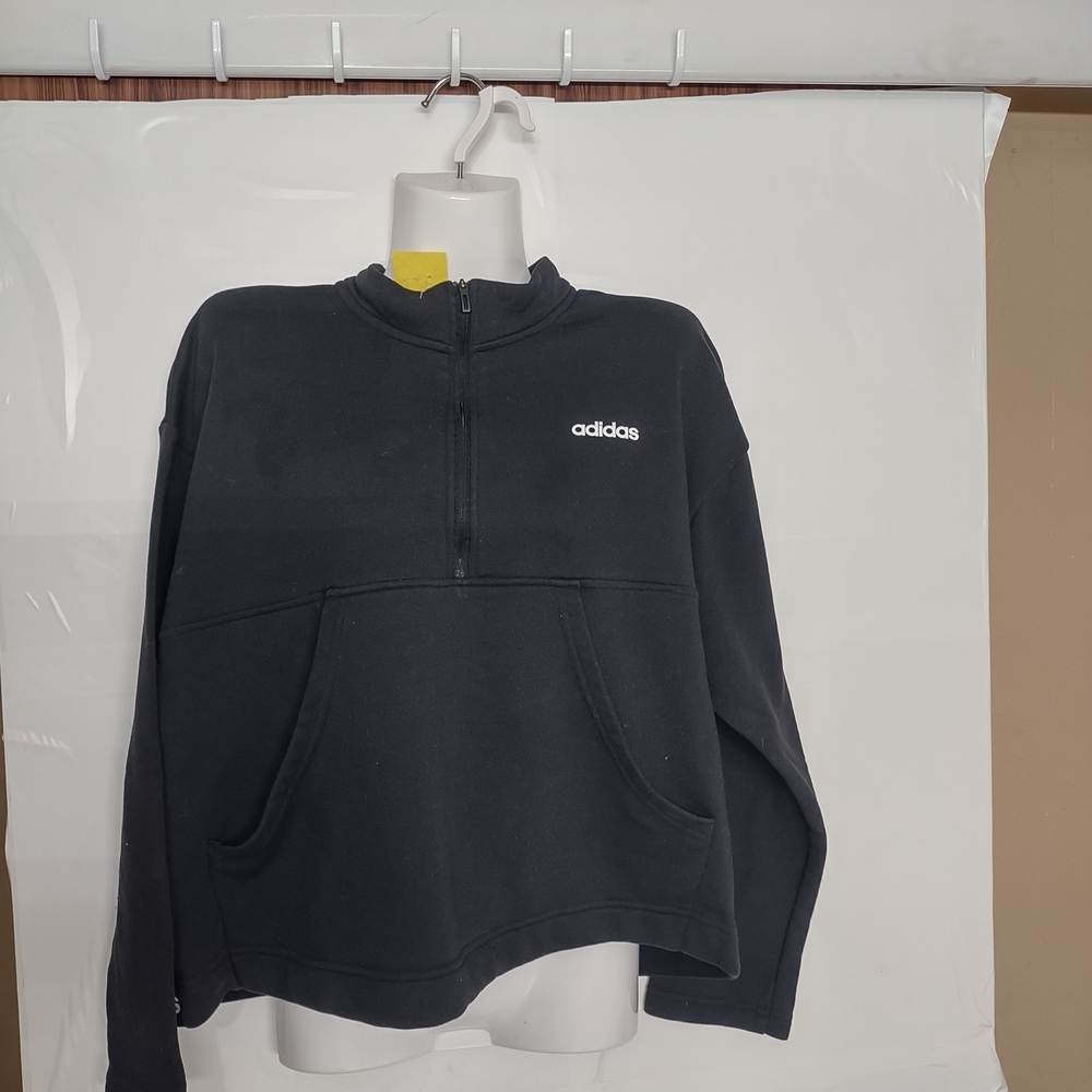 Adidas Black Pullover Sweatshirt